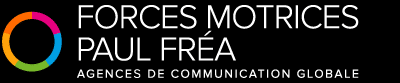 Logo des agences de communication globale Forces Motrices et Paul Fréa